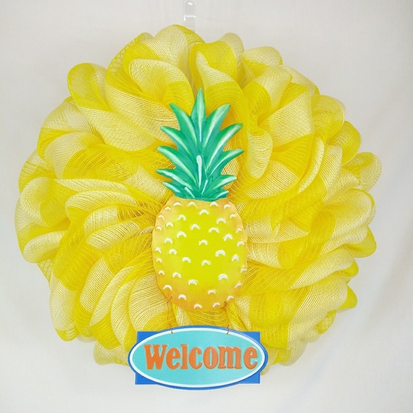Handmade Other - Simply Summer Pineapple Welcome Wreath